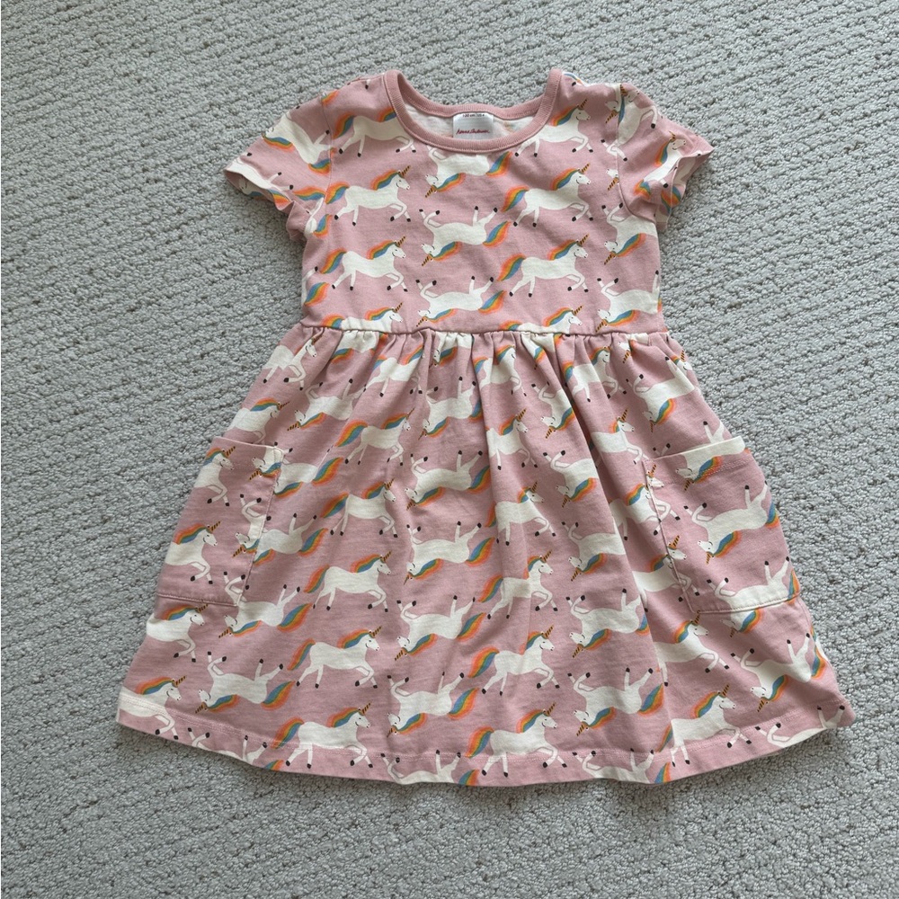 Hanna Andersson Unicorn Playground Dress with Pockets